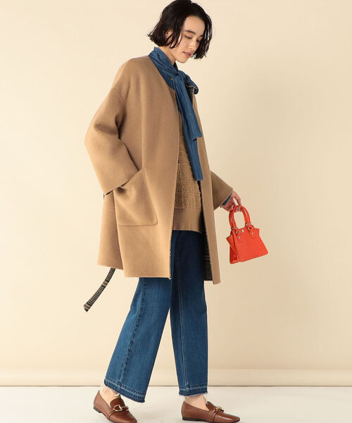 NOLLEY’S（ノーリーズ）の「リバーコート（その他アウター・レディース・グレー系その他3/ベージュ/インディゴブルー/ブラウン系その他3・38）」の18枚目の写真