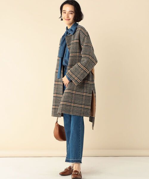 NOLLEY’S（ノーリーズ）の「リバーコート（その他アウター・レディース・グレー系その他3/ベージュ/インディゴブルー/ブラウン系その他3・38）」の20枚目の写真