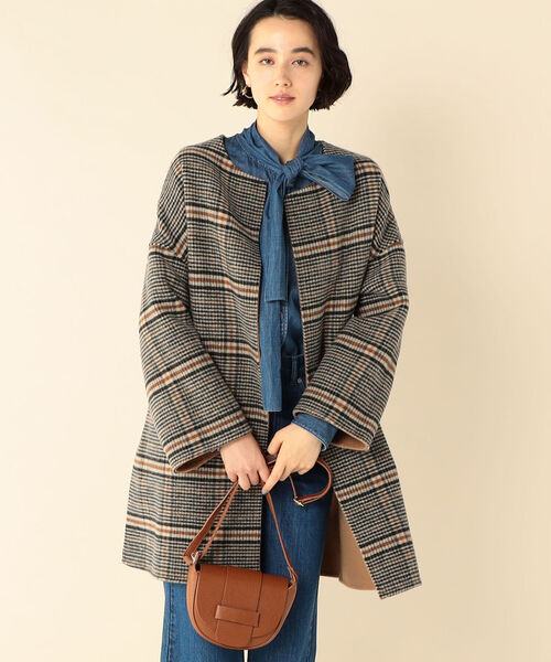 NOLLEY’S（ノーリーズ）の「リバーコート（その他アウター・レディース・グレー系その他3/ベージュ/インディゴブルー/ブラウン系その他3・38）」の21枚目の写真