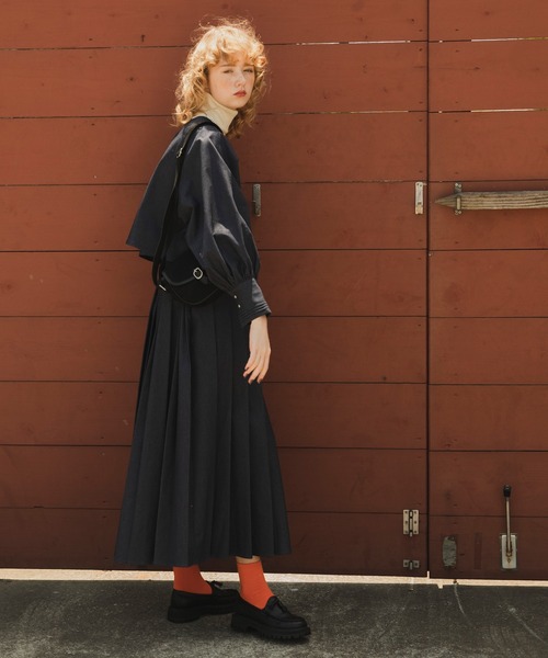 forksy.(フォルクシー)の「【forksy.】キャンバスパイピングミニショルダーバッグ(ショルダーバッグ・レディース・ブラック/ベージュ/アイボリー・FREE)」の7枚目の写真