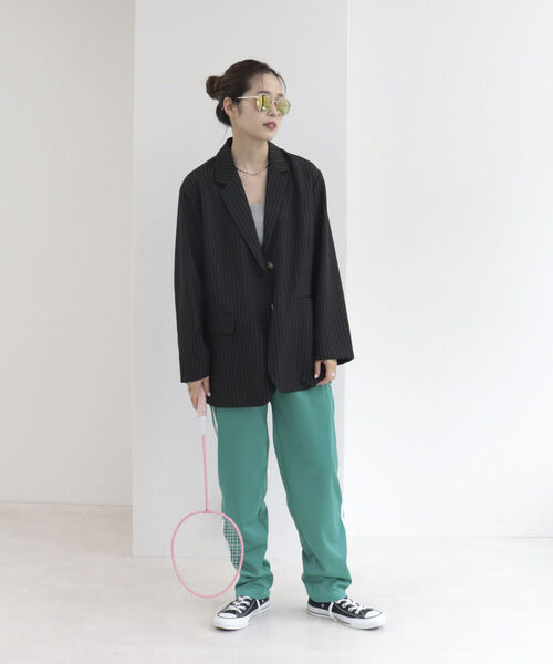 onulsoha（オヌルソハ）の「裏起毛ジャージパンツ（その他パンツ・レディース・パープル/グリーン・38）」の21枚目の写真