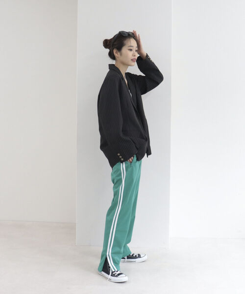 onulsoha（オヌルソハ）の「裏起毛ジャージパンツ（その他パンツ・レディース・パープル/グリーン・38）」の12枚目の写真