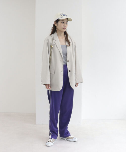 onulsoha（オヌルソハ）の「裏起毛ジャージパンツ（その他パンツ・レディース・パープル/グリーン・38）」の16枚目の写真