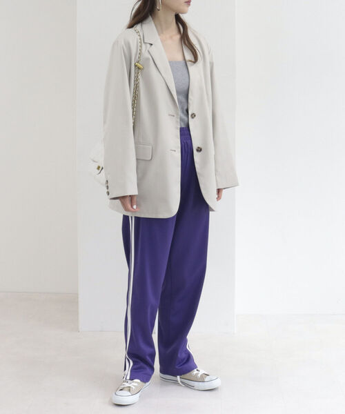 onulsoha（オヌルソハ）の「裏起毛ジャージパンツ（その他パンツ・レディース・パープル/グリーン・38）」の13枚目の写真