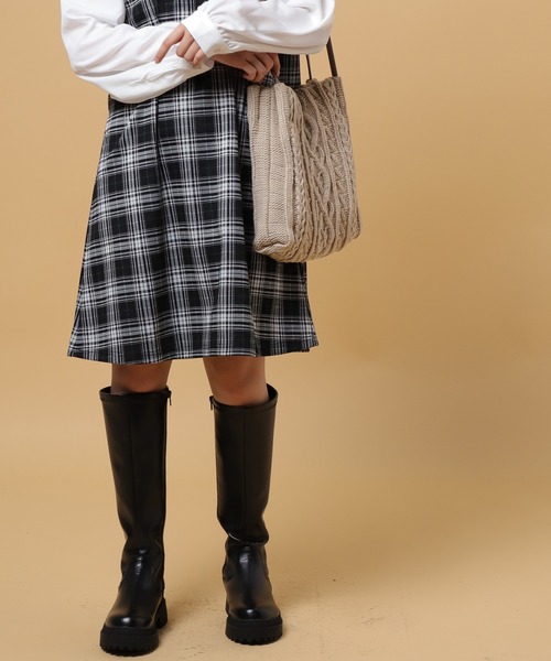 Honeys（ハニーズ）の「ストレッチロングブーツ（ブーツ・レディース・ブラック・S/M/LL/L）」の2枚目の写真