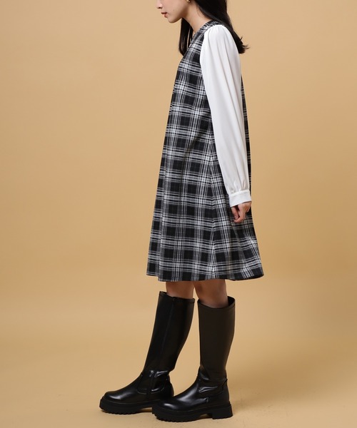 Honeys（ハニーズ）の「ストレッチロングブーツ（ブーツ・レディース・ブラック・S/M/LL/L）」の5枚目の写真