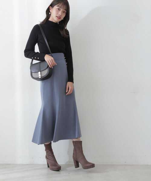 PROPORTION BODY DRESSING（プロポーションボディドレッシング）の「【美人百花11月号タイアップ 休井美郷さん着用商品】ハイネックリブニット / 1212270004（ニット/セーター・レディース・ホワイト系その他/ブラウン/ブルー/ブラック・SMALL/MEDIUM）」の20枚目の写真