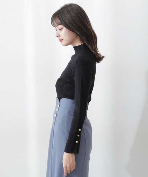 PROPORTION BODY DRESSING（プロポーションボディドレッシング）の「【美人百花11月号タイアップ 休井美郷さん着用商品】ハイネックリブニット / 1212270004（ニット/セーター・レディース・ホワイト系その他/ブラウン/ブルー/ブラック・SMALL/MEDIUM）」の21枚目の写真