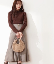 PROPORTION BODY DRESSING | 【美人百花11月号タイアップ 休井美郷さん着用商品】ハイネックリブニット / 1212270004(ニット/セーター)