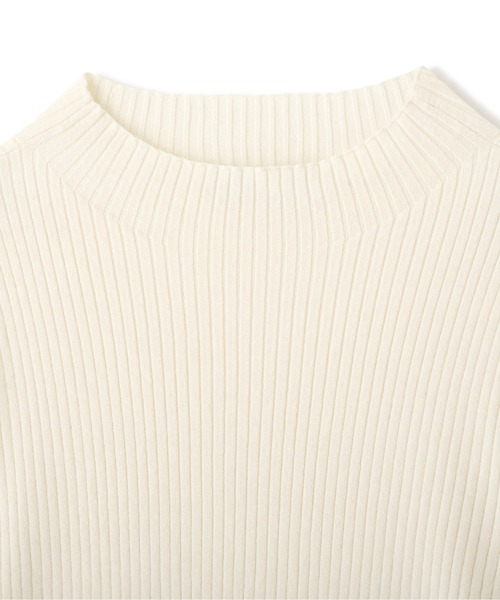 PROPORTION BODY DRESSING（プロポーションボディドレッシング）の「【美人百花11月号タイアップ 休井美郷さん着用商品】ハイネックリブニット / 1212270004（ニット/セーター・レディース・ホワイト系その他/ブラウン/ブルー/ブラック・SMALL/MEDIUM）」の7枚目の写真