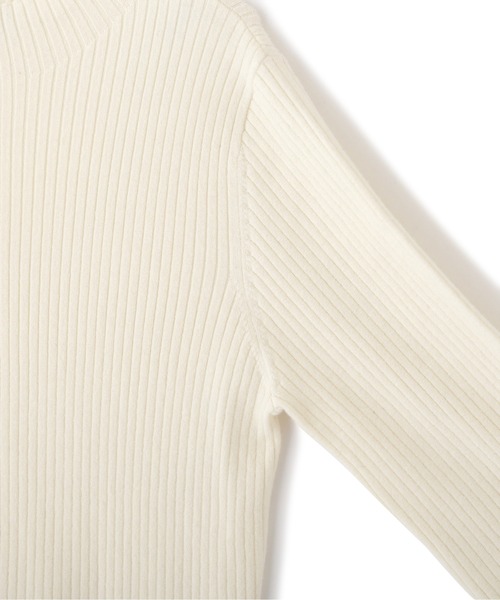 PROPORTION BODY DRESSING（プロポーションボディドレッシング）の「【美人百花11月号タイアップ 休井美郷さん着用商品】ハイネックリブニット / 1212270004（ニット/セーター・レディース・ホワイト系その他/ブラウン/ブルー/ブラック・SMALL/MEDIUM）」の8枚目の写真