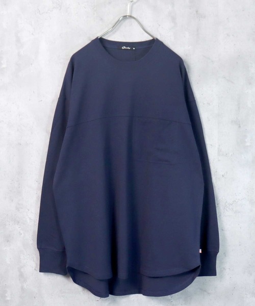 SHISKY(シスキー)の「【USコットン100%】USコットン長袖Tシャツ(Tシャツ/カットソー・メンズ・ブラック/ダークグリーン/ベージュ/ネイビー/オフホワイト/杢グレー/ホワイト系1/ブラック系1/グレー系1/ベージュ系1/ダークグリーン系1/ネイビー系1・M/L/XL)」の11枚目の写真
