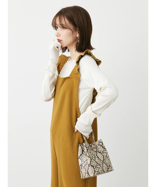Petit fleur(プチフルール)の「・Petit Fleur プリーツプルオーバー(Tシャツ/カットソー・レディース・チャコールグレー/ベージュ/オフホワイト/カーキ・FREE)」の17枚目の写真