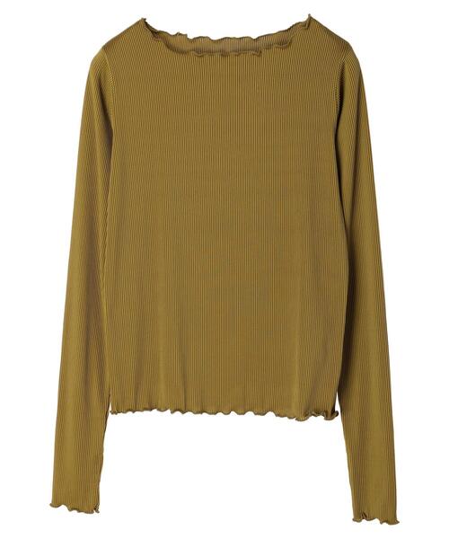 Petit fleur(プチフルール)の「・Petit Fleur プリーツプルオーバー(Tシャツ/カットソー・レディース・チャコールグレー/ベージュ/オフホワイト/カーキ・FREE)」の12枚目の写真