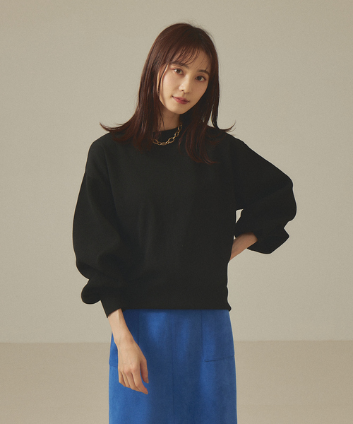 abahouse mavie（アバハウスマヴィ）の「ポリエステル２WAYカーディガン（ニット/セーター・レディース・ホワイト/ブラック/ブルー/イエロー/ホワイト系その他/オレンジ/ブラック系その他・フリー）」の4枚目の写真