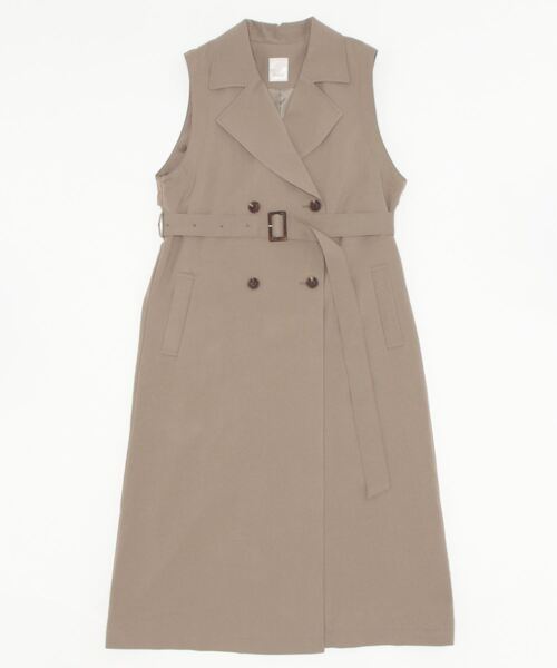 Te chichi(テチチ)の「2WAYトレンチコート(トレンチコート・レディース・グリーン/モカ/チャコール・フリ-)」の4枚目の写真