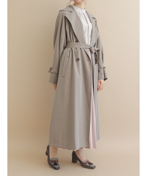 Te chichi(テチチ)の「2WAYトレンチコート(トレンチコート・レディース・グリーン/モカ/チャコール・フリ-)」の7枚目の写真