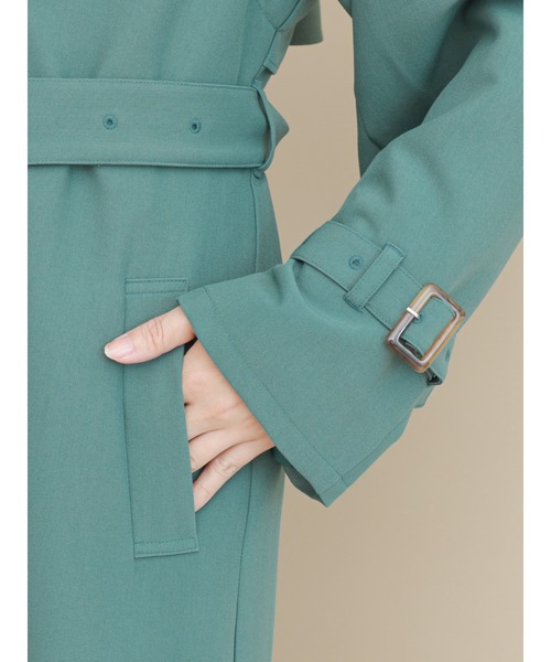 Te chichi(テチチ)の「2WAYトレンチコート(トレンチコート・レディース・グリーン/モカ/チャコール・フリ-)」の13枚目の写真