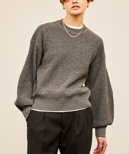 THE SHINZONE（ザ　シンゾーン）の「THE SHINZONE CAPELIN KINT 22AMSNI10（ニット/セーター・レディース・オレンジ/ブルー/グレー・FREE）」の2枚目の写真