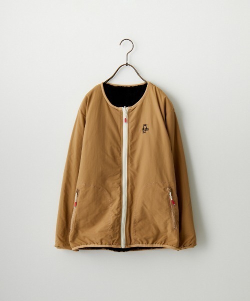 CHUMS（チャムス）の「[CHUMS/チャムス] エルモフリース リバーシブルジャケット（ブルゾン・レディース・ブラック/ブラウン/アイボリー・MEDIUM/M/L/XL）」の6枚目の写真