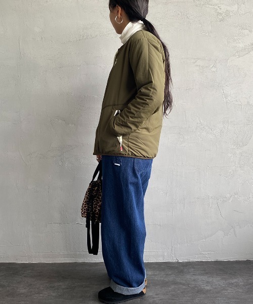 CHUMS（チャムス）の「[CHUMS/チャムス] エルモフリース リバーシブルジャケット（ブルゾン・レディース・ブラック/ブラウン/アイボリー・MEDIUM/M/L/XL）」の15枚目の写真