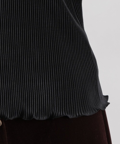 Andemiu（アンデミュウ）の「【WEB限定】プリーツカットソー173102（Tシャツ/カットソー・レディース・ライトグレー/ブラック/カーキ/アイボリー/チャコール・FREE）」の18枚目の写真