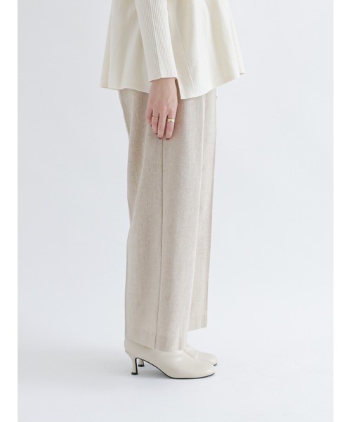Te chichi（テチチ）の「ツイードワイドパンツ（その他パンツ・レディース・ブラック/ベージュ・SMALL/MEDIUM）」の8枚目の写真