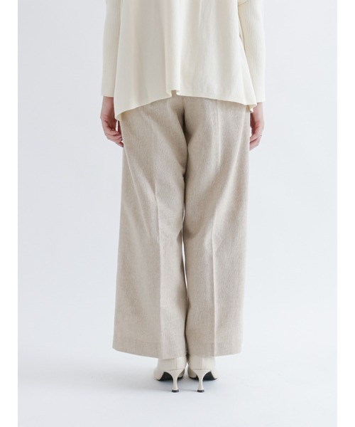 Te chichi（テチチ）の「ツイードワイドパンツ（その他パンツ・レディース・ブラック/ベージュ・SMALL/MEDIUM）」の9枚目の写真