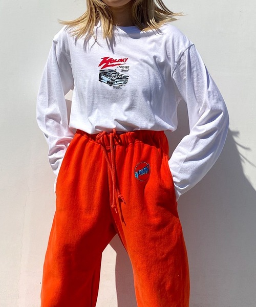 HOLIDAY（ホリデイ）の「SUPER FINE L/S T-SHIRT (RECORDER) スーパーファインロングスリーブTシャツ (レコーダー)（Tシャツ/カットソー・レディース・ホワイト/イエロー・M/XXL）」の10枚目の写真