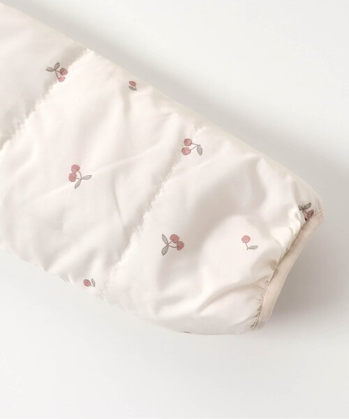 apres les cours(アプレレクール)の「リバーシブル中綿ジャケット(ダウンジャケット/コート・キッズ・ベージュ/ピンク/ラベンダー/サックスブルー/チャコール・120/80/130/140/90/100/110)」の7枚目の写真