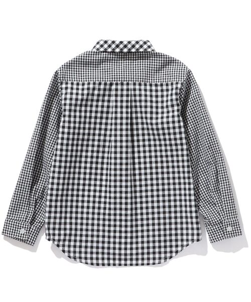 SHOO・LA・RUE（シューラルー）の「◆【110-140cm/プチセレ】ネクタイ付きシャツ（シャツ/ブラウス・キッズ・ブラック系1/ブルー系2/サックスブルー系7/ブラック系7・11/12/13/14）」の7枚目の写真