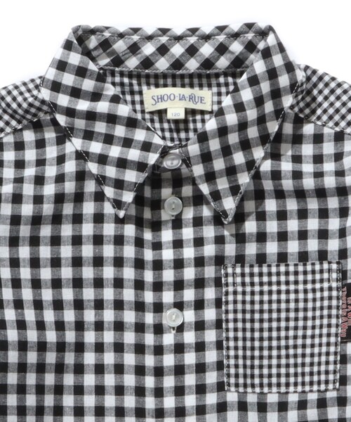SHOO・LA・RUE（シューラルー）の「◆【110-140cm/プチセレ】ネクタイ付きシャツ（シャツ/ブラウス・キッズ・ブラック系1/ブルー系2/サックスブルー系7/ブラック系7・11/12/13/14）」の13枚目の写真