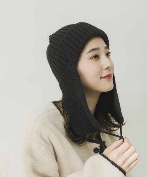 URBAN RESEARCH(アーバンリサーチ)の「HIGHLAND ニットキャップ(ニットキャップ/ビーニー・レディース・ブラック/キャメル/ホワイト/チャコールグレー/ブルー・-)」の3枚目の写真