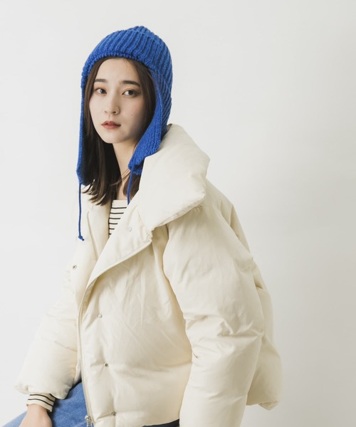 URBAN RESEARCH(アーバンリサーチ)の「HIGHLAND ニットキャップ(ニットキャップ/ビーニー・レディース・ブラック/キャメル/ホワイト/チャコールグレー/ブルー・-)」の6枚目の写真