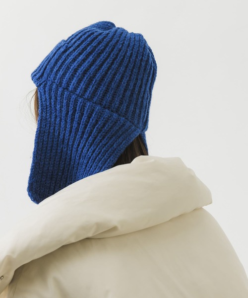 URBAN RESEARCH(アーバンリサーチ)の「HIGHLAND ニットキャップ(ニットキャップ/ビーニー・レディース・ブラック/キャメル/ホワイト/チャコールグレー/ブルー・-)」の7枚目の写真