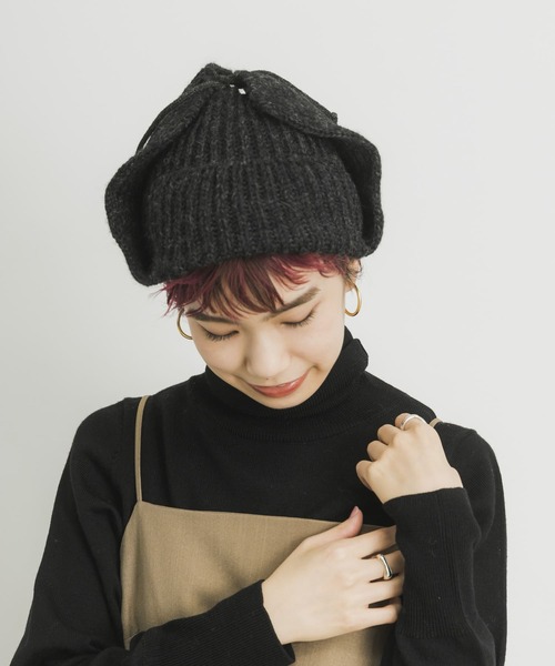 URBAN RESEARCH(アーバンリサーチ)の「HIGHLAND ニットキャップ(ニットキャップ/ビーニー・レディース・ブラック/キャメル/ホワイト/チャコールグレー/ブルー・-)」の9枚目の写真