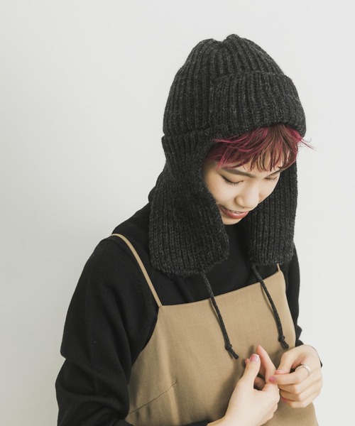 URBAN RESEARCH(アーバンリサーチ)の「HIGHLAND ニットキャップ(ニットキャップ/ビーニー・レディース・ブラック/キャメル/ホワイト/チャコールグレー/ブルー・-)」の10枚目の写真