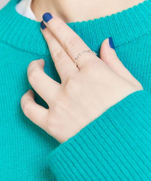 BYOKA(ビョーカ)の「<BYOKA>FACET チェーン リング SILVER925(リング・レディース・シルバー・11)」の4枚目の写真