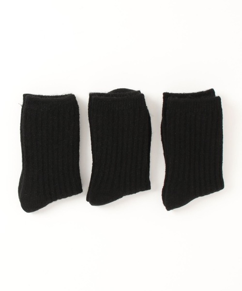 「kakko」(カッコ)の「レディース ウール混ソックス 3足セット(ソックス/靴下・レディース・C/D/E/F/A/H/J/K/L/B/G/I・FREE)」の2枚目の写真