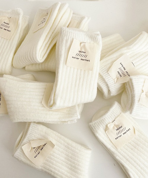 「kakko」(カッコ)の「レディース ウール混ソックス 3足セット(ソックス/靴下・レディース・C/D/E/F/A/H/J/K/L/B/G/I・FREE)」の3枚目の写真