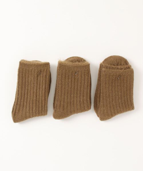 「kakko」(カッコ)の「レディース ウール混ソックス 3足セット(ソックス/靴下・レディース・C/D/E/F/A/H/J/K/L/B/G/I・FREE)」の6枚目の写真