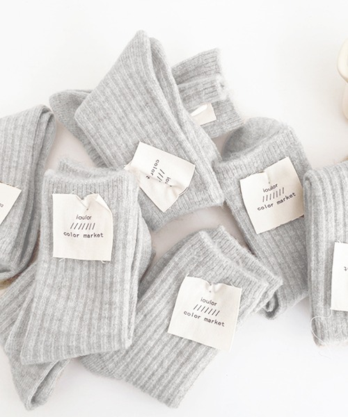 「kakko」(カッコ)の「レディース ウール混ソックス 3足セット(ソックス/靴下・レディース・C/D/E/F/A/H/J/K/L/B/G/I・FREE)」の12枚目の写真