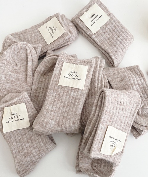 「kakko」(カッコ)の「レディース ウール混ソックス 3足セット(ソックス/靴下・レディース・C/D/E/F/A/H/J/K/L/B/G/I・FREE)」の15枚目の写真