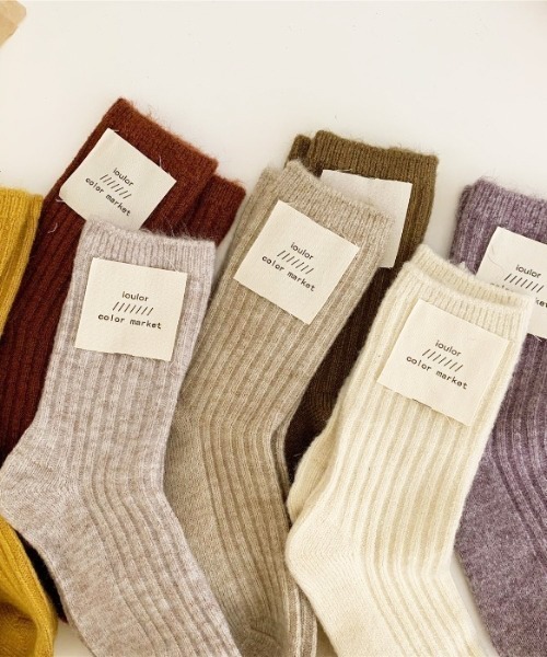 「kakko」(カッコ)の「レディース ウール混ソックス 3足セット(ソックス/靴下・レディース・C/D/E/F/A/H/J/K/L/B/G/I・FREE)」の19枚目の写真