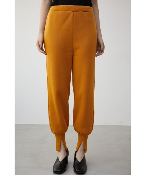 AZUL by moussy（アズールバイマウジー）の「DOUBLE FACE JOGGER PANTS/ダブルフェイスジョガーパンツ（その他パンツ・レディース・ダークオレンジ/アイボリー/ダークネイビー・SMALL/MEDIUM）」の7枚目の写真