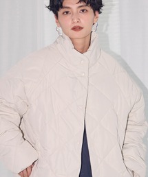 AMERICAN HOLIC | あったかキルティングスタンドコート(その他アウター)