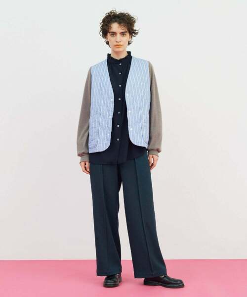 FRAPBOIS（フラボア）の「アロウブラウス（シャツ/ブラウス・レディース・オフホワイト/ネイビー・1）」の16枚目の写真