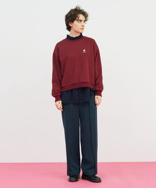 FRAPBOIS（フラボア）の「アロウブラウス（シャツ/ブラウス・レディース・オフホワイト/ネイビー・1）」の6枚目の写真