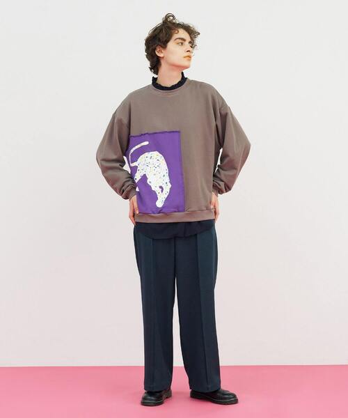 FRAPBOIS（フラボア）の「アロウブラウス（シャツ/ブラウス・レディース・オフホワイト/ネイビー・1）」の13枚目の写真