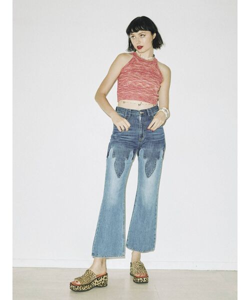 jouetie（ジュエティ）の「アメスリニットタンク（タンクトップ・レディース・ピンク/ブルー/パープル・MEDIUM）」の16枚目の写真